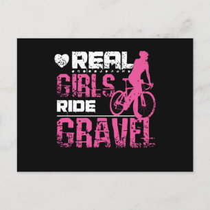Gravel Bike Girl Postkarte