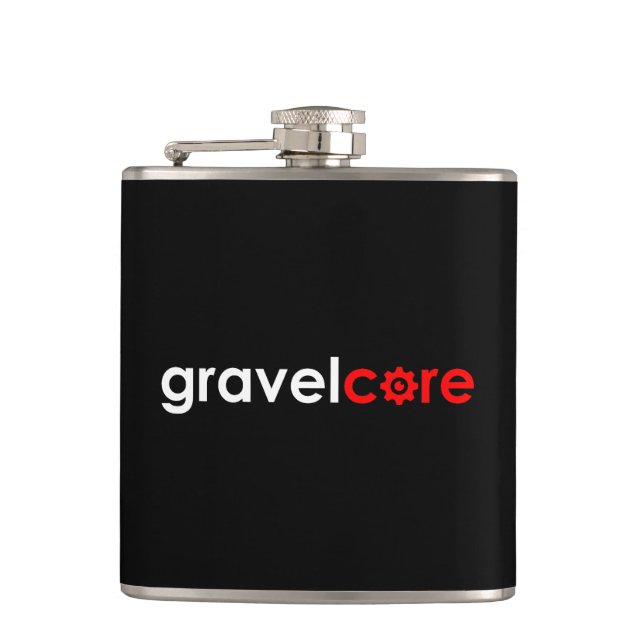 Gravelcore Gravel Cycling Flachmann (Vorderseite)