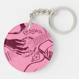 Graveleux inverti de guitare de rose femelle de