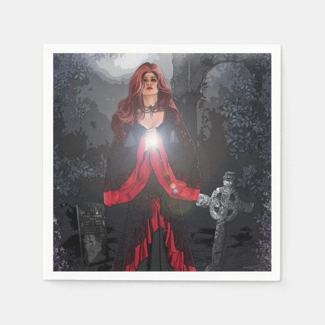 Gravelight Enchantress Serviette (Vorderseite)