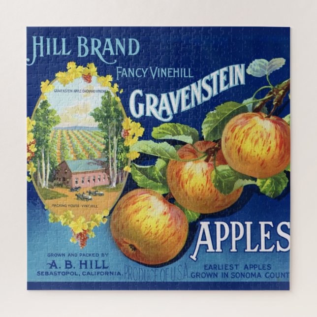Gravenstein-Äpfel 20x20 Puzzle (Vertikal)