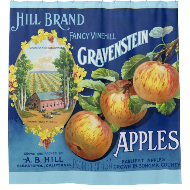 Gravenstein Apple Duschvorhang (Vorderseite)