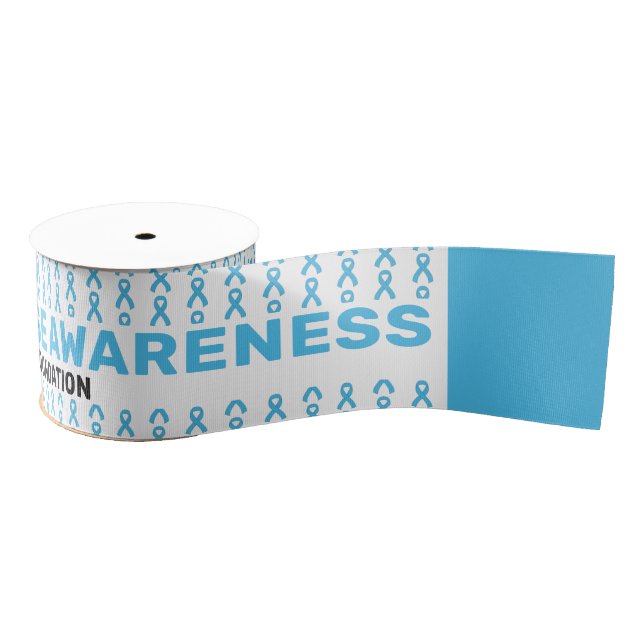 Graves Disease Awareness Pattern Ribbon Ripsband (Spule)