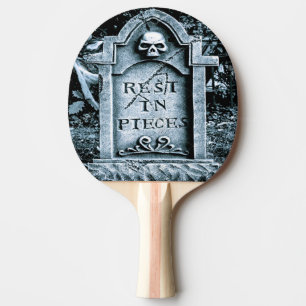 Gravestone Grave Halloween Tischtennis Schläger