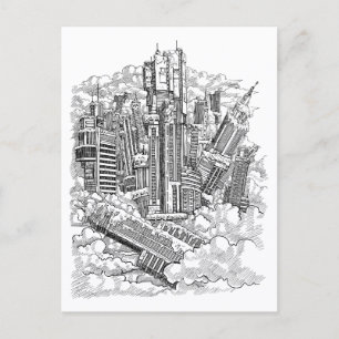 Graveurs flottants - Carte postale