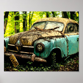 Graveyard Classic Car | Hansa Borg Ward Poster