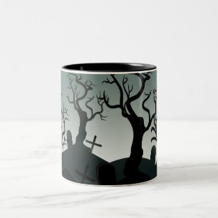 Graveyard Halloween tch tasse personnalisée