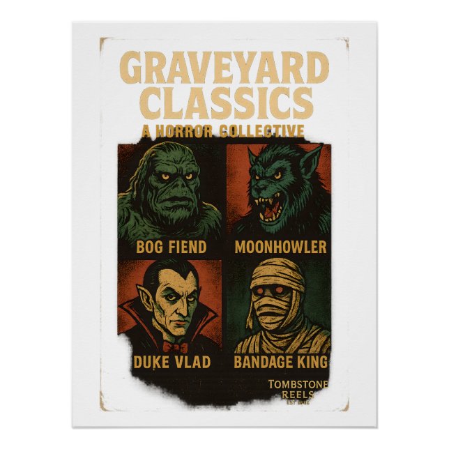 Graveyard Horror Stadtrundgang: Poster (Vorderseite)
