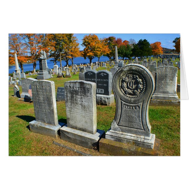 Graveyard Notecard (Vorderseite (Horizontal))