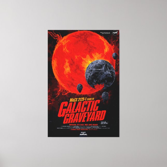Graveyard Planet Leinwanddruck (Vorderseite)