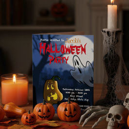 Graveyard Scare Halloween/Geburtstag Einladung