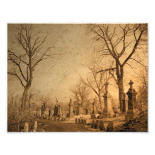Graveyard Walk Fotodruck