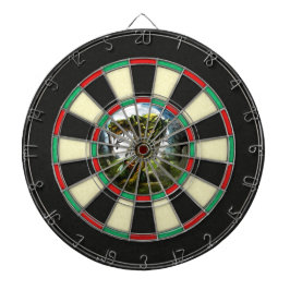 Graveyard Zombie Rung Vollmond Funny Dartscheibe