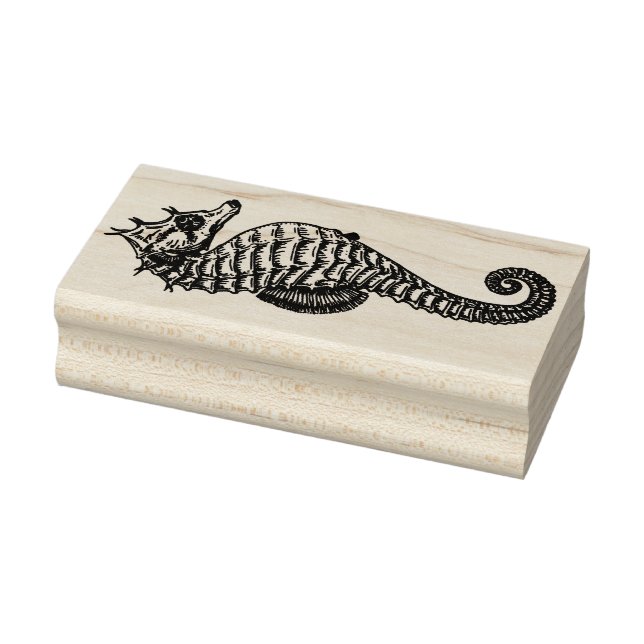 Gravieren von Seepferd Gummistempel (Stempel)