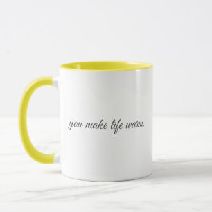 Gravierte Keramiktasse mit Ihrem Text, individuell Tasse