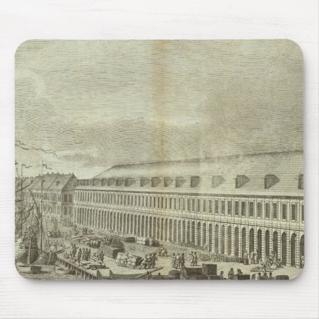Gravierter Blick auf Sankt Petersburg 2 Mousepad (Vorne)