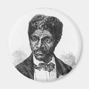 Graviertes Porträt des Afroamerikaners Dred Scott Magnet
