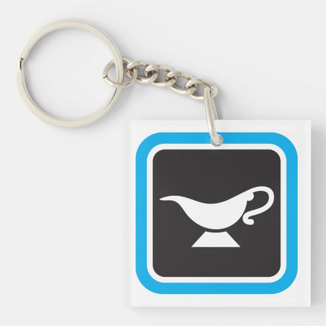 Gravitation-Symbol Schlüsselanhänger (Vorderseite)