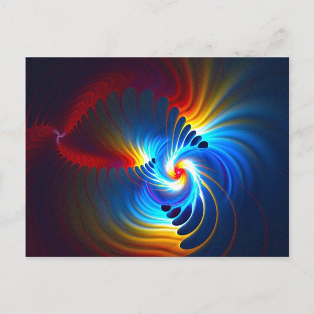 Gravitations Blueshift Postkarte (Vorderseite)