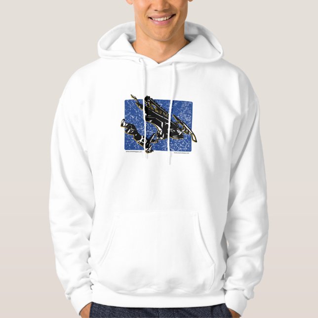 GRAVITÄTSAUFLAGE HOODIE (Vorderseite)