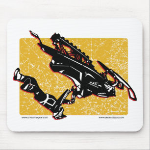 GRAVITÄTSLED-Gelb Mousepad