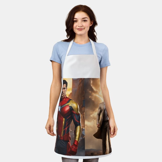 Graviton Guardian: Master of Gravity T - Shirt Schürze (Getragen)