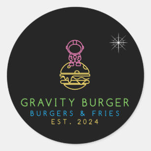Gravity Burger Sticker