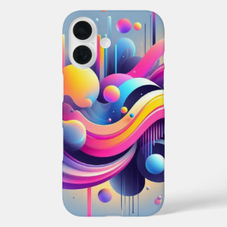 Gravity Flow : Étui de téléphone en art abstrait n