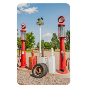 Gravity Flow Gas Pumps Magnet
