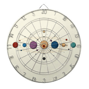 Gravity Force - Stellar Inspiriert Dartboard-Desig Dartscheibe