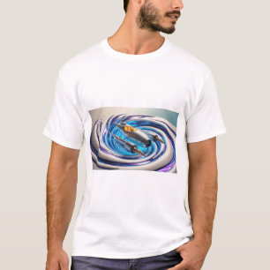 "Gravity Pull: Raumschiff in einem Gravity Well T  T-Shirt
