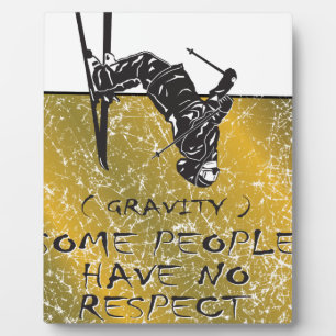 Gravity Skier Fotoplatte