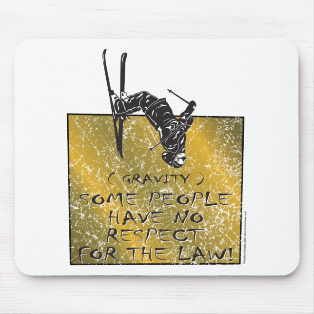 Gravity Skier Mousepad (Vorne)