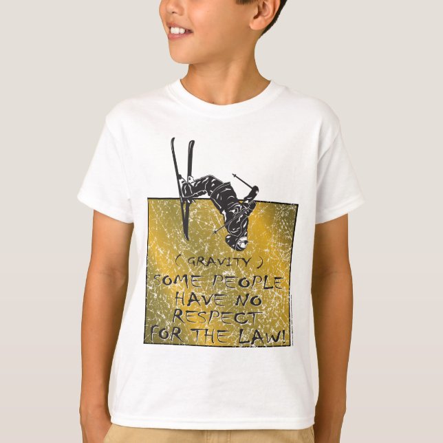 Gravity Skier T-Shirt (Vorderseite)