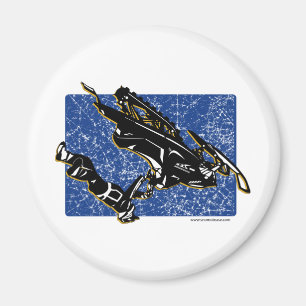 GRAVITY-SLED MAGNET