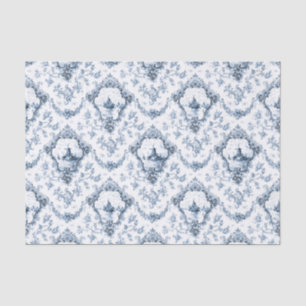 Gravur mit Blütenzange mit Windmühle und blaue Boo Seidenpapier