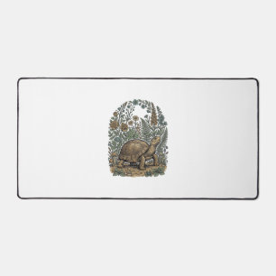 Gravure vintage tortue jardin botanique