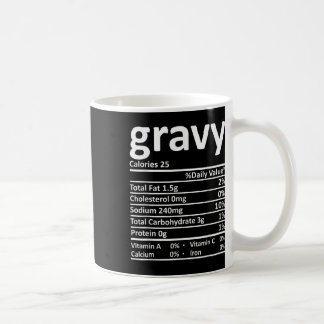 Gravy Nutrition Facts Fun Erntedank Weihnachten F Kaffeetasse