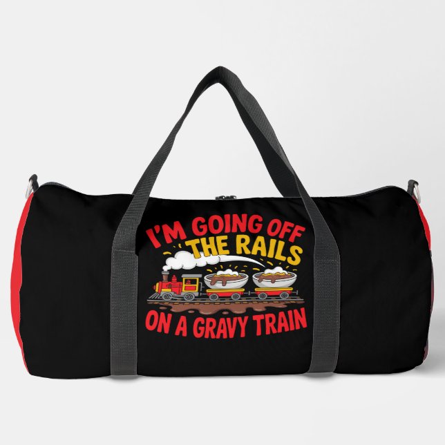 Gravy Train Entgleist Duffle Bag (Vorderseite)