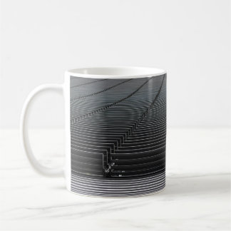 GRAY ABSTRAKT DIGITAL WALLPAPIER KAFFEETASSE
