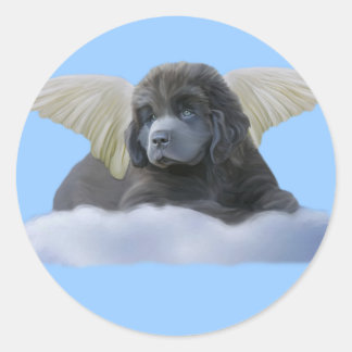 Gray Angel ~ Ich glaube Runder Aufkleber