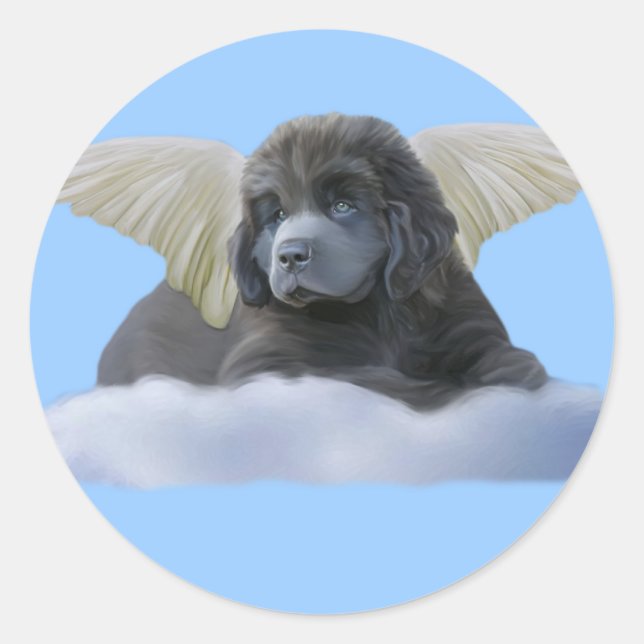 Gray Angel ~ Ich glaube Runder Aufkleber (Vorderseite)
