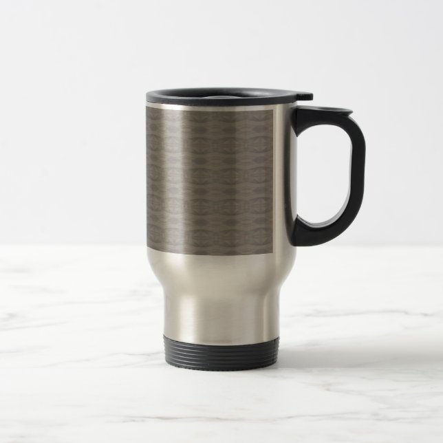 Gray Aztec Muster Reisebecher (Rechts)