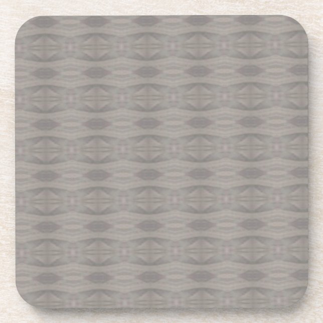 Gray Aztec Muster Untersetzer (Vorderseite)