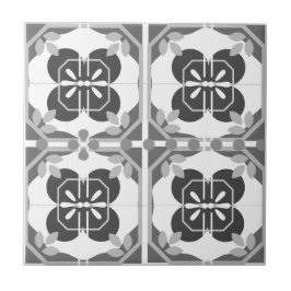 Gray Azulejos Style Neutral Fliese