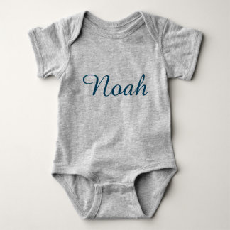 Gray Baby Bodysuit T - Shirt