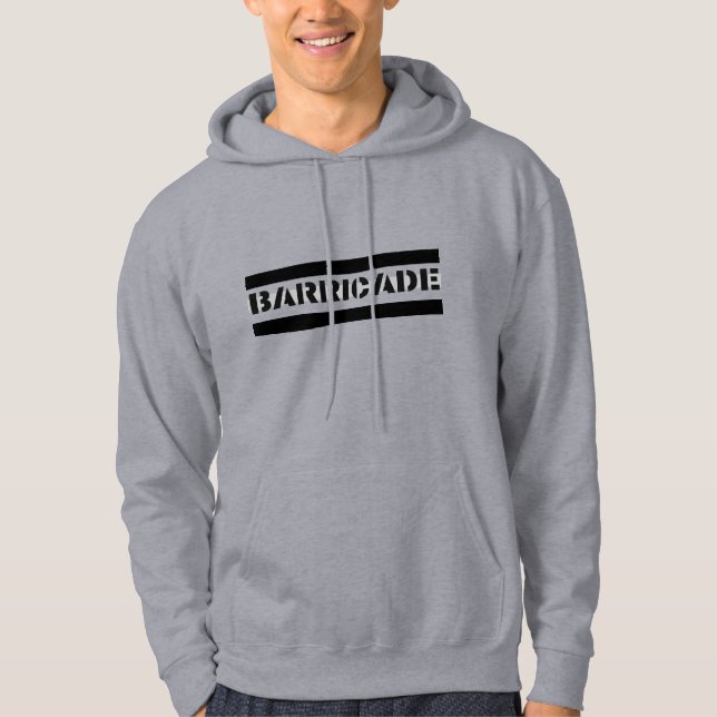 Gray Barricade Hoodie (Vorderseite)