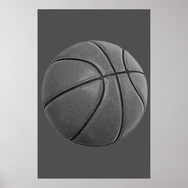 Gray Basketball Poster (Vorne)