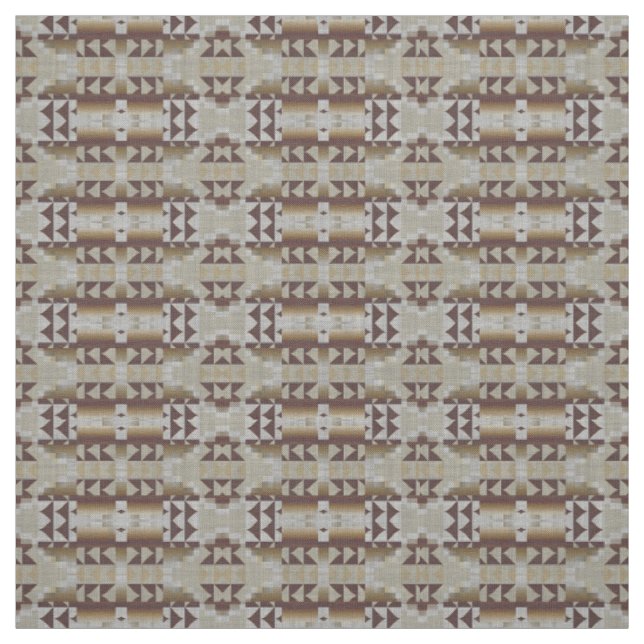 Gray Beige Khaki Taupe Brown Eclectic Art Stoff (Muster)