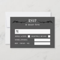 Gray Black Dragon Monogram Fantasy Wedding